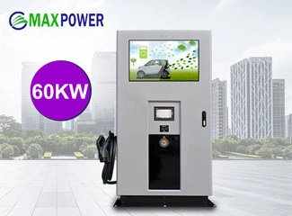 الإعلان عن شاحن سريع 60KW DC EV مثبت على الأرض